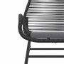 Juego de comedor jardín 5 piezas cojines ratán sintético negro von , Gartensets - Ref: Foro24-3334563, Preis: 337,42 €, Rabat...
