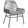 Juego comedor jardín 7 pzas cojines ratán sintético vidrio gris von , Gartensets - Ref: Foro24-3334580, Preis: 479,86 €, Raba...