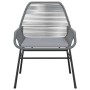 Juego comedor jardín 7 pzas cojines ratán sintético vidrio gris von , Gartensets - Ref: Foro24-3334580, Preis: 479,86 €, Raba...