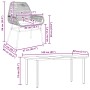 Juego comedor jardín 7 pzas cojines ratán sintético vidrio gris von , Gartensets - Ref: Foro24-3334580, Preis: 479,86 €, Raba...