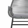 Juego comedor jardín 5 pzas cojines ratán sintético vidrio gris von , Gartensets - Ref: Foro24-3334577, Preis: 323,82 €, Raba...