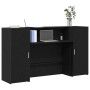 Mostrador de recepción roble negro 180x50x103,5 cm by , Desks - Ref: Foro24-3324206, Price: 274,94 €, Discount: %