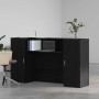 Mostrador de recepción roble negro 180x50x103,5 cm by , Desks - Ref: Foro24-3324206, Price: 274,94 €, Discount: %