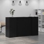 Mostrador de recepción roble negro 180x50x103,5 cm by , Desks - Ref: Foro24-3324206, Price: 274,94 €, Discount: %