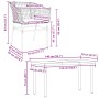 Juego de comedor jardín 5 piezas cojines ratán sintético marrón by , Garden sets - Ref: Foro24-3334606, Price: 286,39 €, Disc...
