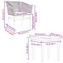 Juego de comedor jardín 5 piezas cojines ratán sintético negro by , Garden sets - Ref: Foro24-3334612, Price: 354,09 €, Disco...
