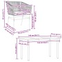 Juego comedor jardín 5 pzas cojines ratán sintético vidrio gris by , Garden sets - Ref: Foro24-3334627, Price: 379,65 €, Disc...