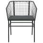 Juego de comedor jardín 5 piezas cojines ratán sintético negro von , Gartensets - Ref: Foro24-3334500, Preis: 273,48 €, Rabat...