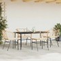 Juego de comedor jardín 5 piezas cojines ratán sintético marrón by , Garden sets - Ref: Foro24-3334509, Price: 298,01 €, Disc...