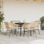 Juego de comedor jardín 5 piezas cojines ratán sintético marrón von , Gartensets - Ref: Foro24-3334521, Preis: 369,36 €, Raba...