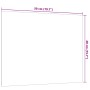 Pizarra magnética de pared vidrio templado blanco 50x40 cm by , White boards - Ref: Foro24-4008631, Price: 24,83 €, Discount: %