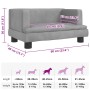 Cama para perros de terciopelo gris claro 60x40x30 cm von , Betten für Hunde - Ref: Foro24-171907, Preis: 68,74 €, Rabatt: %