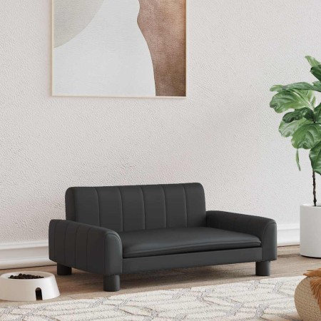Cama para perros de cuero sintético negra 70x45x30 cm von , Betten für Hunde - Ref: Foro24-171863, Preis: 79,90 €, Rabatt: %