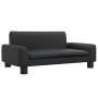 Cama para perros de cuero sintético negra 70x45x30 cm von , Betten für Hunde - Ref: Foro24-171863, Preis: 79,90 €, Rabatt: %