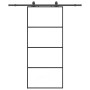 Puerta corredera con set herrajes negro 90x205 cm vidrio ESG von , Türen - Ref: Foro24-3375798, Preis: 267,46 €, Rabatt: %