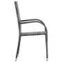 Set de muebles de comedor de jardín 7 piezas ratán PE gris de vidaXL, Conjuntos de jardín - Ref: Foro24-3070759, Precio: 529,...