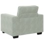 Juego de sofás con cojines 3 piezas terciopelo gris claro von , Sofas - Ref: Foro24-3324667, Preis: 711,48 €, Rabatt: %