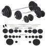 Banco ejercicios con soporte pesas, pesas y mancuernas 120 kg von , Gewichthebermaschinen - Ref: Foro24-275376, Preis: 579,49...