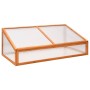Invernadero madera de abeto naranja 110x58,5x39 cm von , Gewächshäuser - Ref: Foro24-362646, Preis: 94,33 €, Rabatt: %