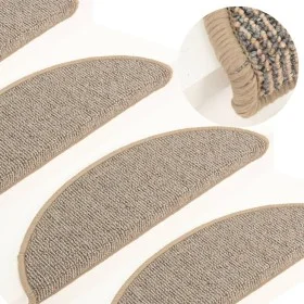 Stair tread mats 15 pcs brown 56x17x3 cm by vidaXL, Stair mats - Ref: Foro24-149847, Price: 58,62 €, Discount: %