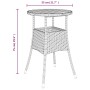 Mesita y sillas jardín 5 pzas y cojines ratán sintético gris von , Gartensets - Ref: Foro24-3187431, Preis: 381,76 €, Rabatt: %
