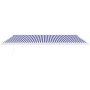 Toldo retráctil aluminio y tela azul y blanco 5x3 m von , Markisen - Ref: Foro24-3154525, Preis: 632,89 €, Rabatt: %