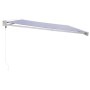 Toldo retráctil aluminio y tela azul y blanco 5x3 m von , Markisen - Ref: Foro24-3154525, Preis: 632,89 €, Rabatt: %