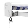 Toldo retráctil aluminio y tela azul y blanco 5x3 m von , Markisen - Ref: Foro24-3154525, Preis: 632,89 €, Rabatt: %
