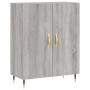 Aparador alto madera contrachapada gris sonoma 69,5x34x180 cm de , Aparadores - Ref: Foro24-3189235, Precio: 140,29 €, Descue...