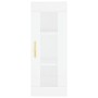 Aparador alto madera contrachapada blanco 34,5x34x180 cm de , Aparadores - Ref: Foro24-3199345, Precio: 90,76 €, Descuento: %
