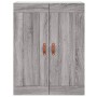 Aparador alto madera contrachapada gris sonoma 69,5x34x180 cm by , Sideboards - Ref: Foro24-3199599, Price: 159,83 €, Discoun...