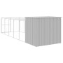 Caseta perros corral acero galvanizado gris claro 214x661x181cm von , Hundehütten - Ref: Foro24-3189127, Preis: 600,91 €, Rab...
