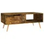 Eiche geräuchert Holzwerkstoff Couchtisch 100x49,5x43 cm von vidaXL, Couchtisch - Ref: Foro24-326794, Preis: 78,26 €, Rabatt: %