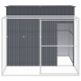 Caseta perros con corral acero galvanizado gris 214x253x181 cm von , Hundehütten - Ref: Foro24-3189131, Preis: 469,82 €, Raba...