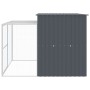 Caseta perros con corral acero galvanizado gris 214x253x181 cm von , Hundehütten - Ref: Foro24-3189131, Preis: 469,82 €, Raba...