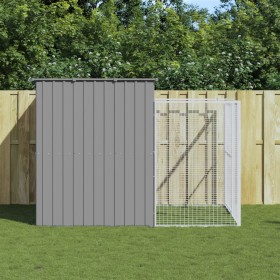 Caseta perros corral acero galvanizado gris claro 214x253x181cm von , Hundehütten - Ref: Foro24-3189125, Preis: 386,33 €, Rab...