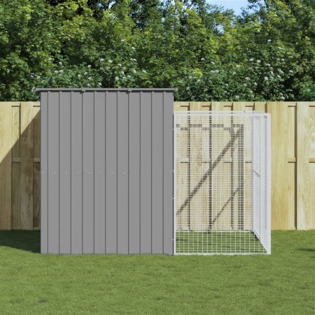 Caseta perros corral acero galvanizado gris claro 214x253x181cm von , Hundehütten - Ref: Foro24-3189125, Preis: 386,33 €, Rab...