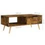 Eiche geräuchert Holzwerkstoff Couchtisch 100x49,5x43 cm von vidaXL, Couchtisch - Ref: Foro24-326794, Preis: 78,26 €, Rabatt: %