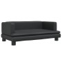 Sofá para niños de cuero sintético negro 80x45x30 cm de , Mobiliario para bebés y niños pequeños - Ref: Foro24-3196312, Preci...