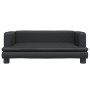 Sofá para niños de cuero sintético negro 80x45x30 cm de , Mobiliario para bebés y niños pequeños - Ref: Foro24-3196312, Preci...