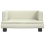 Sofá para niños de cuero sintético crema 60x40x30 cm von , Baby- und Kleinkindmöbel - Ref: Foro24-3196325, Preis: 68,18 €, Ra...