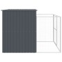 Caseta perros con corral acero galvanizado gris 214x253x181 cm von , Hundehütten - Ref: Foro24-3189119, Preis: 430,48 €, Raba...