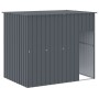 Caseta perros con corral acero galvanizado gris 214x253x181 cm von , Hundehütten - Ref: Foro24-3189119, Preis: 430,48 €, Raba...
