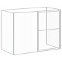 Caseta perros con corral acero galvanizado gris 214x253x181 cm von , Hundehütten - Ref: Foro24-3189119, Preis: 430,48 €, Raba...