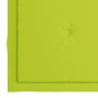 Sillas de jardín 2 uds madera de teca y cojines verde brillante by , Garden chairs - Ref: Foro24-3062741, Price: 310,81 €, Di...