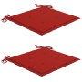 Sillas de jardín plegables 2 uds cojines madera maciza acacia de , Sillas de jardín - Ref: Foro24-3064542, Precio: 125,97 €, ...