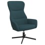 Sillón de relax con reposapiés terciopelo azul by , Armchairs - Ref: Foro24-3097494, Price: 137,01 €, Discount: %