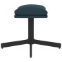 Sillón de relax con reposapiés terciopelo azul by , Armchairs - Ref: Foro24-3097494, Price: 137,01 €, Discount: %