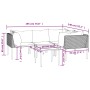 Set de muebles de jardín 5 pzas y cojines ratán sintético gris von , Gartensets - Ref: Foro24-3186683, Preis: 273,36 €, Rabat...