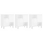 Aparadores 3 uds madera contrachapada blanco brillo von , Sideboards - Ref: Foro24-3190151, Preis: 182,26 €, Rabatt: %